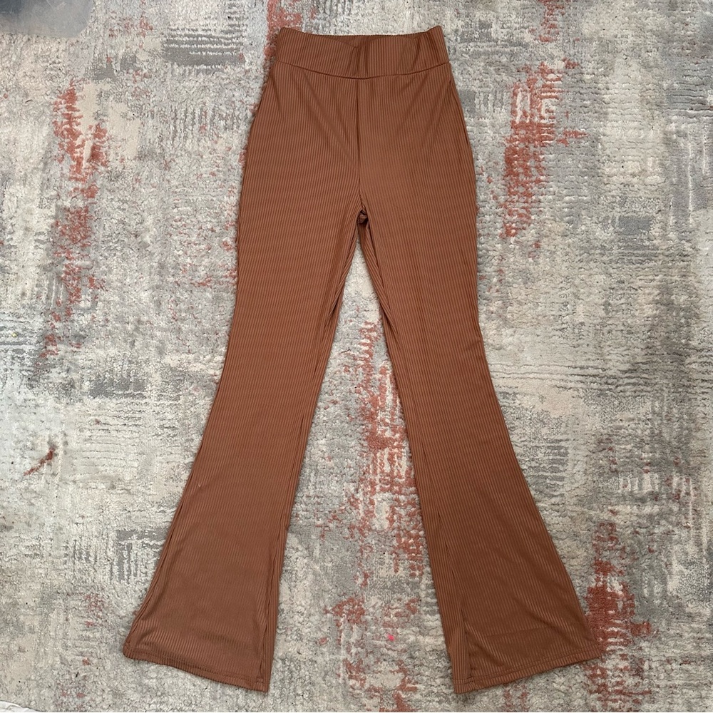 Brown Flared Women's Lounge/Yoga Pants